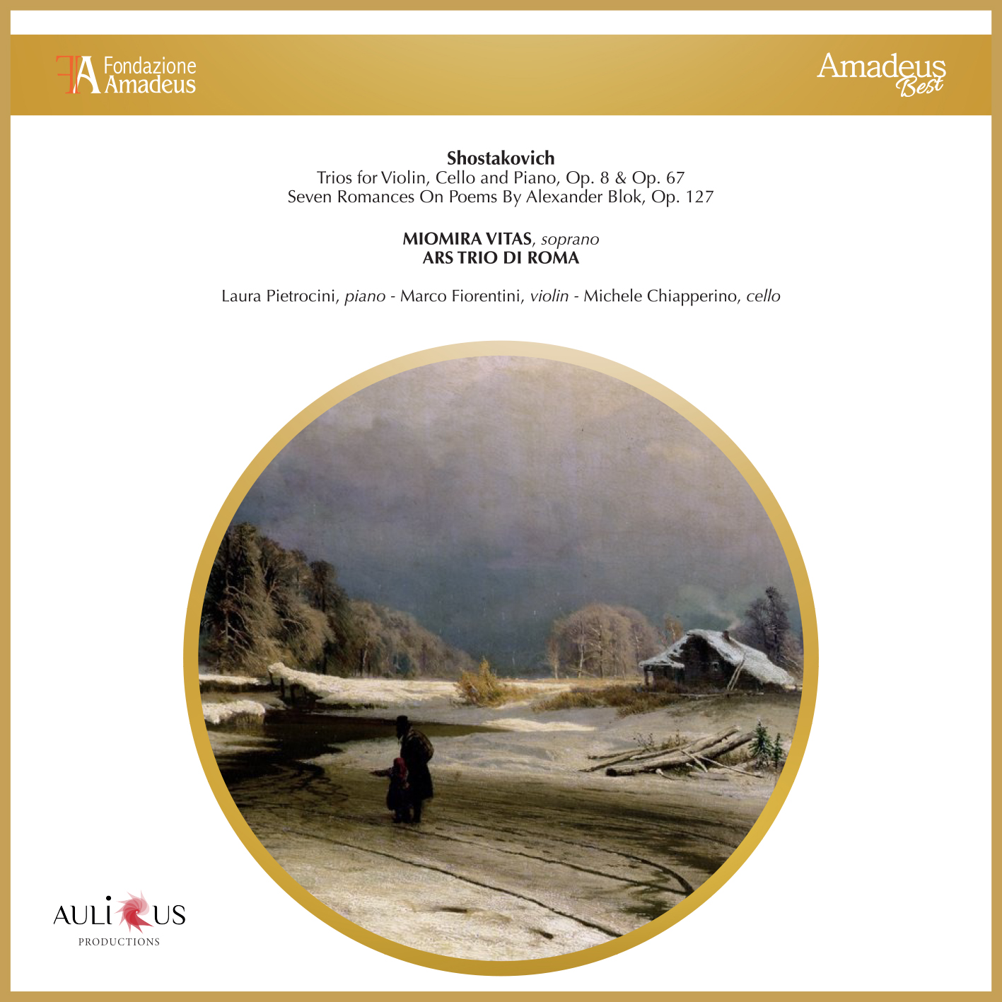 FAB_0085_Shostakovich Trios For Violin, Cello And Piano, Op. 8 & Op. 67 - Seven Romances On Poems By Alexander Blok, Op. 127