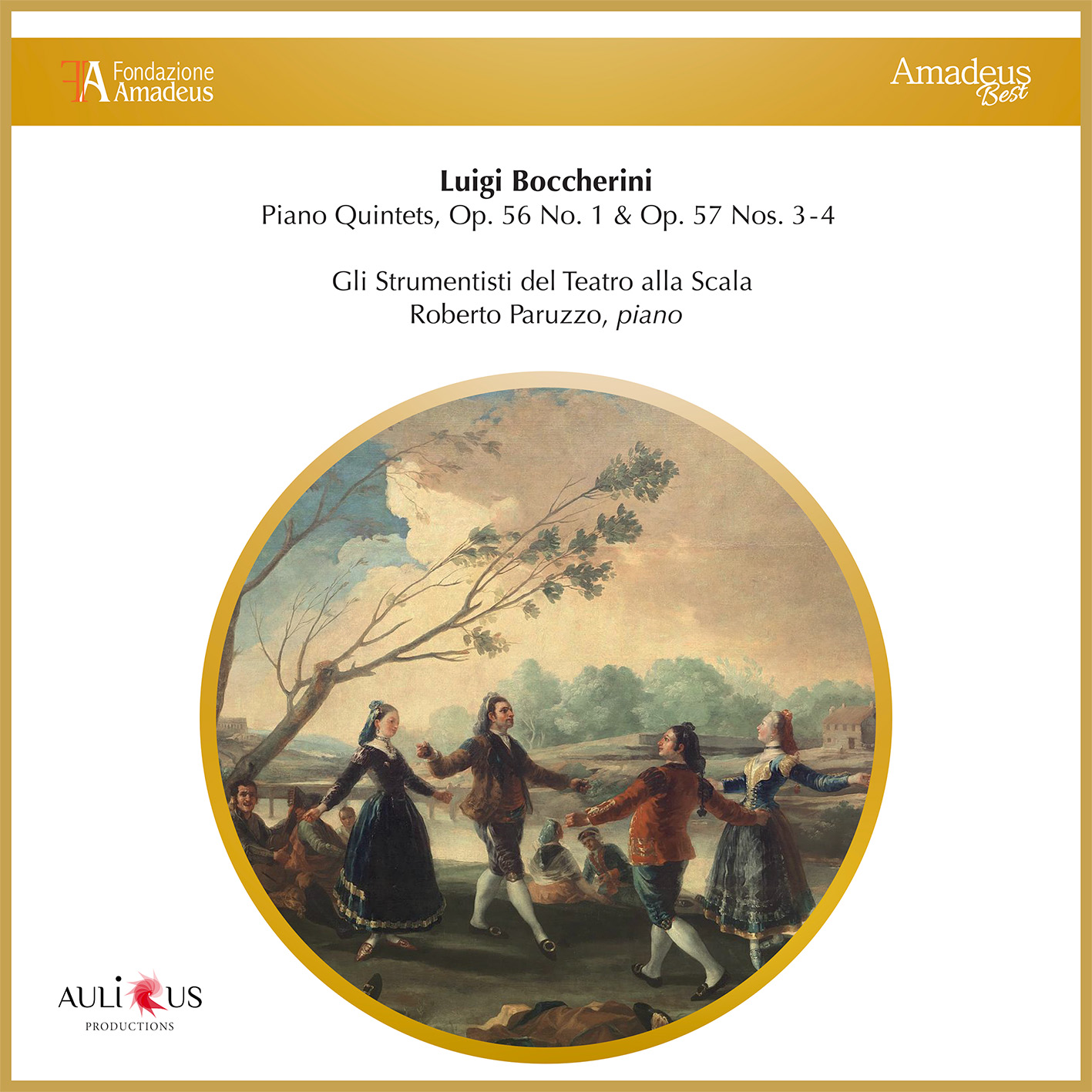 FAB 0096 Luigi Boccherini: Piano Quintets, Op. 56 No. 1 & Op. 57 Nos. 3-4